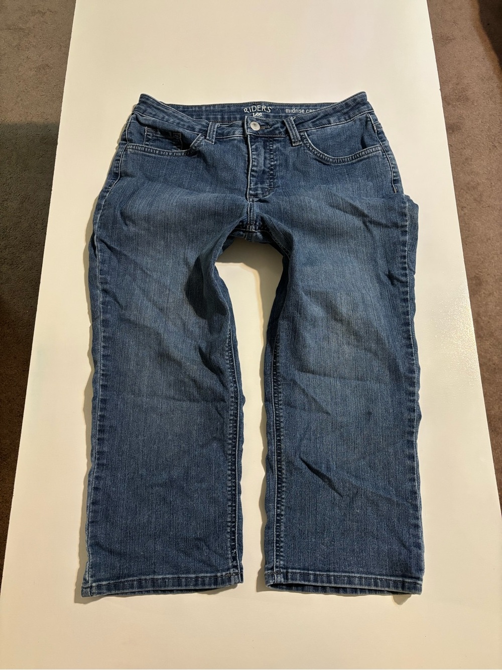 2000s y2k Lee Riders mid rise capris